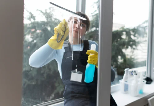 Nettoyage de vitres intérieures et extérieures à Saint-Gervais-en-Belin